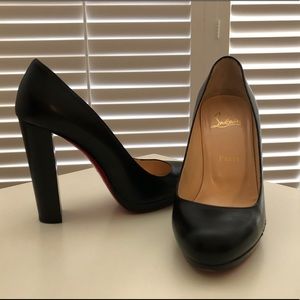 Christian Louboutin Leather Platform Pumps